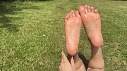 Public Foot Tease