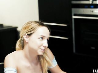 Dissolute father bangs his daughter’s teen ally Mona Blue