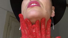 cum on my gloves