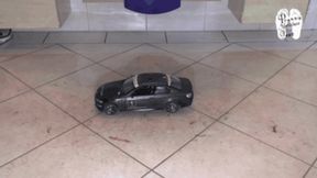 Black RC Car vs white Mules