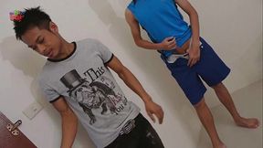 Unforgettable Bareback Bliss: Asian Boy 18+ Blows and Fucks Hard