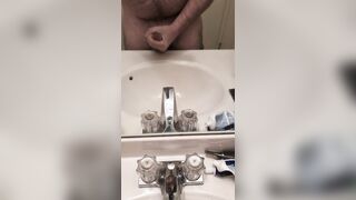 Beat one penetrating the sink