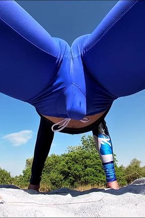 I Cum Without Taking off My Spandex After Getting Horny Working Out in Leggings