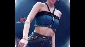 Zoey@kpop demon hunters dancing (AI-generated) (No live-action)