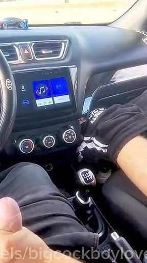 Truckers Came on the Highway by Jerking Each Other off, Lots of Cum, Big Dicks.