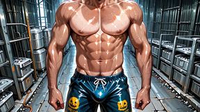 Ai Characters with Muscles Shirtless