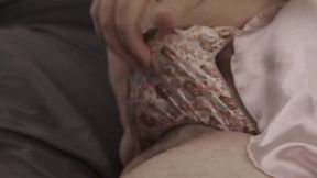Gingerbread Satin Thong Play