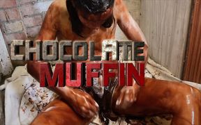 Chocolate Muff-in with Cream