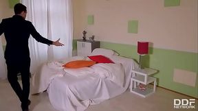 Petite Maid Humiliated: Small Ass Crammed With Huge Cock