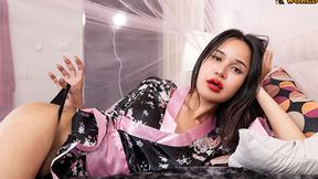 ”FRANKSTGIRLWORLD - Assfucking masturbation & hard shaft of hot Thai brunette”