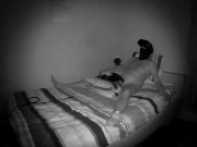 Night Vision Cam Caught Me Watching VR Porn With My Fleshlight Launch