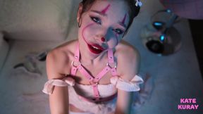 Pennywise Skillfully Sucks and Takes Cum on His Face