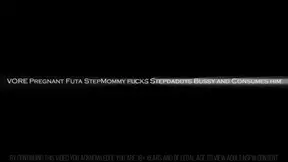 Pregnant futa stepmom dominates stepdad's bussy