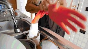 Dirty dishes in the sink AVI (1920x1080) FHD