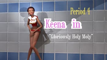 Cartoon Cheerleader Faces Big Dick in Glory Hole Deepthroat Blowjobs & Fucks