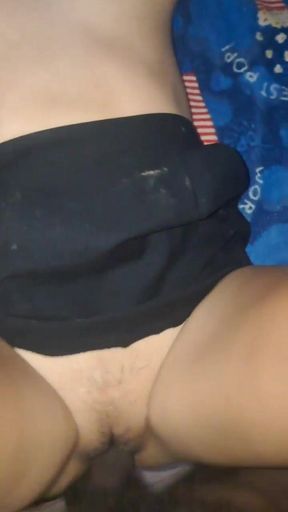 After a While Susu Lets Her Hairy Pussy Be Fucked by the Brother-in-law's Dick