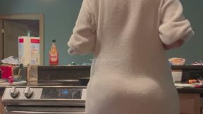 Basketball MILF kitchen
