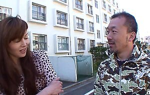 Japanese Chick Hitomi Kanou Gets Picked Up Fucked and Creampied