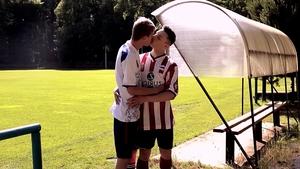 A Sticky Soccer Celebration