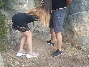 Fucking outdoor my stepsis