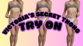 Victoria's Secret Thong Try On