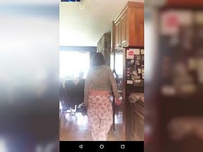 Kinky Breakfast Cooking with Online Flashing