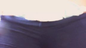 dirty swollen diaper while i cook