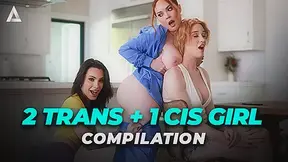 OOPSIE - 2 TRANS & 1 CIS Chick THREESOMES COMPILATION! SANDWICH, DP, BAREBACK, DEEPTHROAT , & MORE!