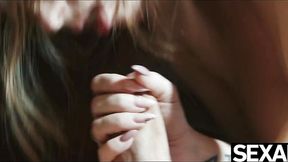 Busty beauty rides her lover�s face and then his rigid cock