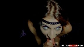 Natali Fiction - Vampire Blowjob Pov Cosplay Halloween