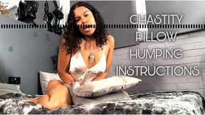 Chastity pillow humping instructions - FEMDOM POV