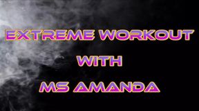Ms Amanda's Flesh-Tearing Orgy After Extreme Swole-Inducing Cardio Rampage