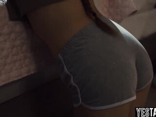 Lewd older priest anal screws a tiny sinless teen to purify her