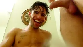 Steamy Bathroom Fuck: Hard Bodies Collide Against the Sink – 18+