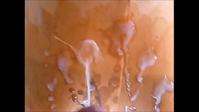 Spandex cumdump... sperma-fetish