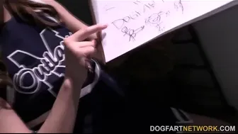 Kasey Warner's Raw Behind the Scenes Interview and Cheerleader Fantasy