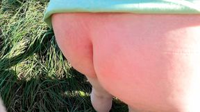 Vagina pounding in the middle of the forest