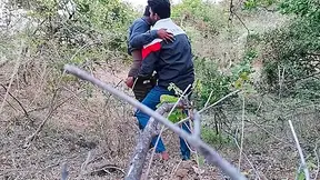 Stepbrother And Car Driver Coming Outside Woods And Fuckin Quick Time