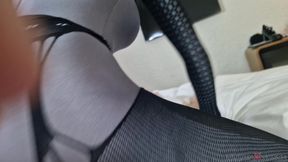 POV Nora Fox Zentai Fantaisie Grey