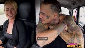 Licky Lex's Wild Tattooed Passion in Taxi