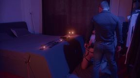 lecherous paramour piss his wife s and anal fuck her, and she gets cumshot.