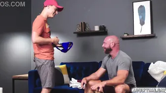 Mature bear Killian Knox shows off hardcore bareback skills in jockstrap