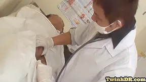 Asian Amateur Bottom Twink Anally Drilled By Doctor 7 Min
