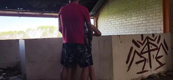 Outdoor fuck old abondoned ruins