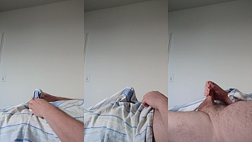 Freiheit für die Morgenlatte im Bett