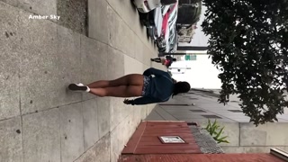 Amber Sky's Public Exposure In San Francisco Pt1