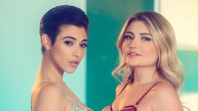 Sensual angels Adria Rae and Brooklyn Gray are getting pleasure