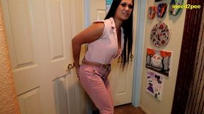 jazmine cruz desperate on both ends peeing pants