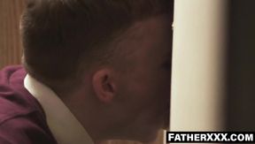 FatherXXX.com - Seminarian's free fuck as desperate priest impersonator