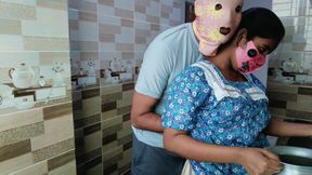 My husband can't wait for a moment to fuck my tight pussy__Desi kitchen fuck xxx